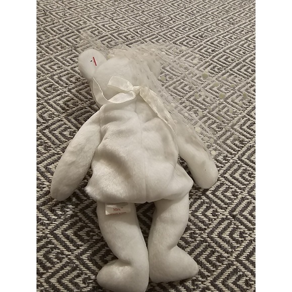 Vibtage 2001 Mrs. Beanie Baby by Ty (NWT) Wedding Gift Plush Stuffed Animal - Picture 5 of 10
